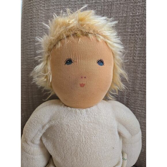 Rare Nanchen Natur Organic Doll MADE IN GERMANY Original Blonde 19" - Picture 1 of 9